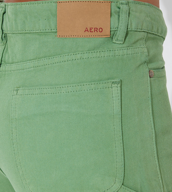 Aeropostale  Wide Leg Jeans - Green Flared Jeans