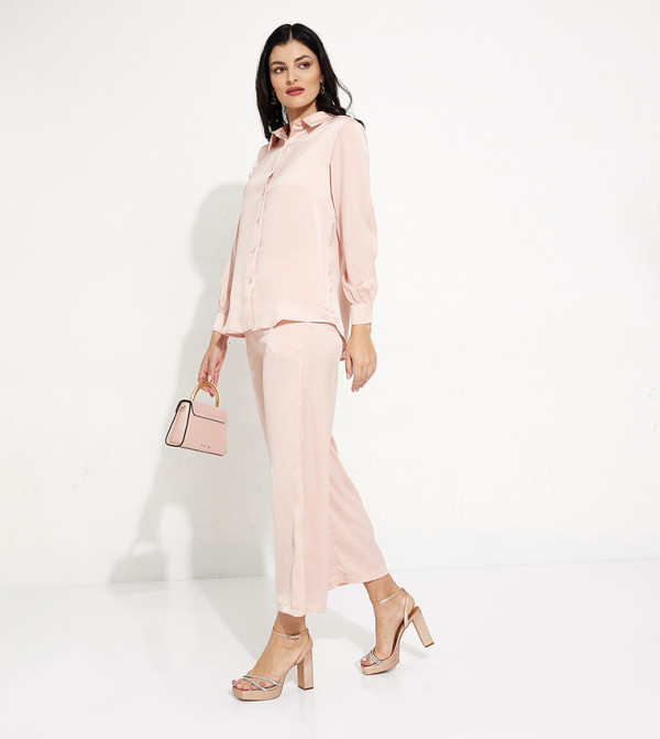 Aeropostale soft-romance-w - Pink Regular Pants
