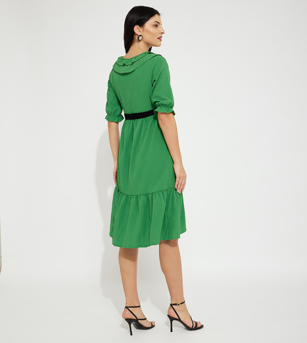 Aeropostale  Midi Dresses - Olive Casual Dresses