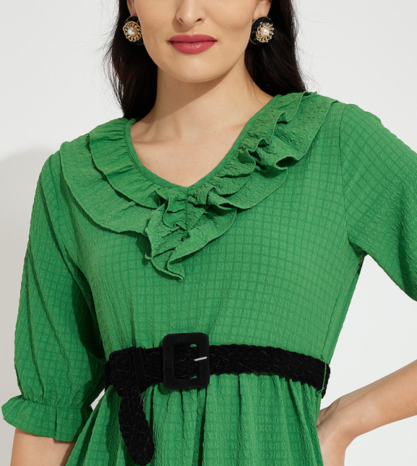 Aeropostale  Midi Dresses - Olive Casual Dresses