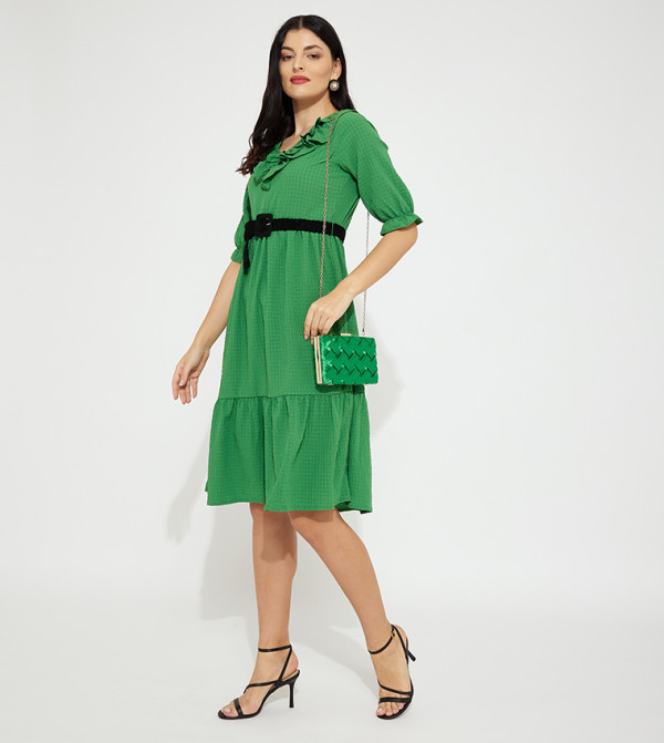 Aeropostale  Midi Dresses - Olive Casual Dresses
