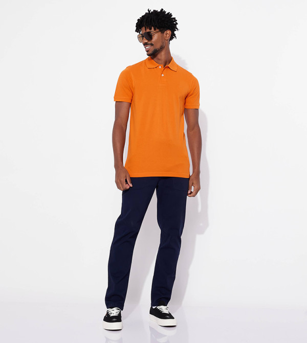 Aeropostale Aeropostale - Orange Polo T-shirts