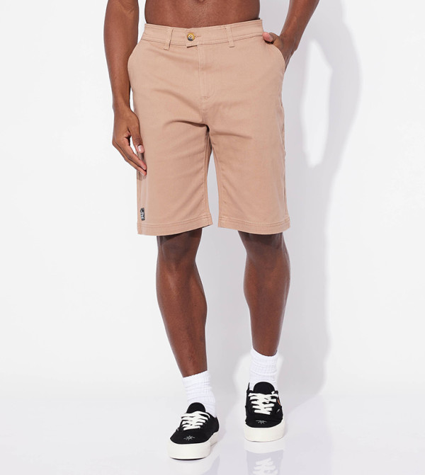 Aeropostale Aeropostale - Brown Chino Shorts
