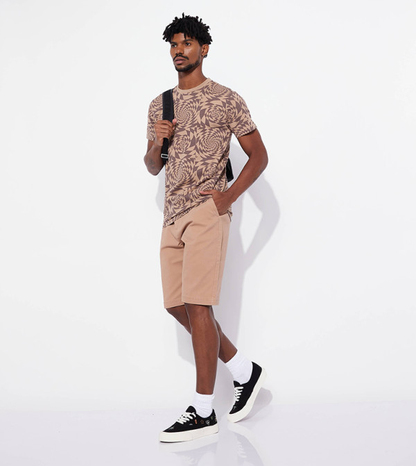 Aeropostale Aeropostale - Brown Chino Shorts