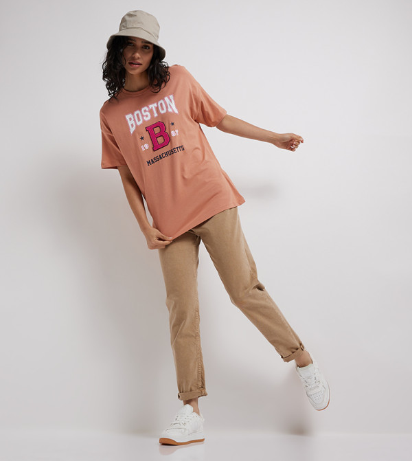 Aeropostale Aeropostale - Camel Casual T-Shirts