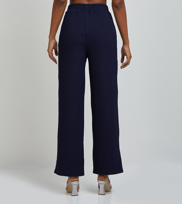 Aeropostale Casual Pants - Navy Regular Pants