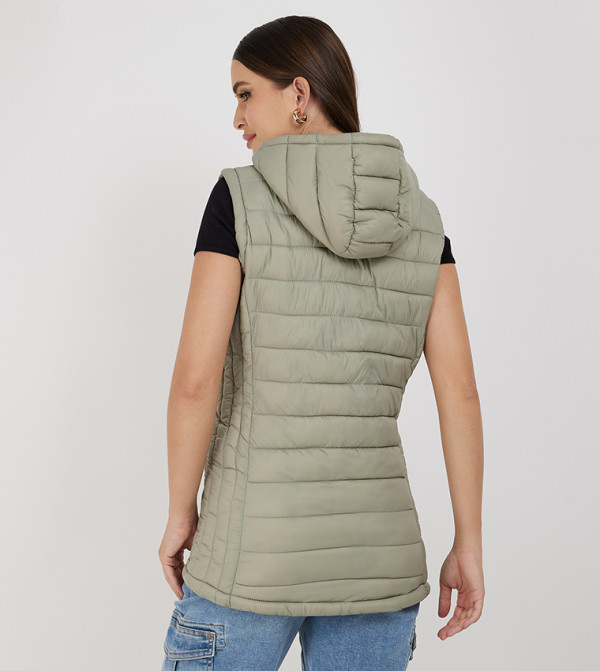 Aeropostale Aeropostale - Grey Puffer & Quilted Jackets