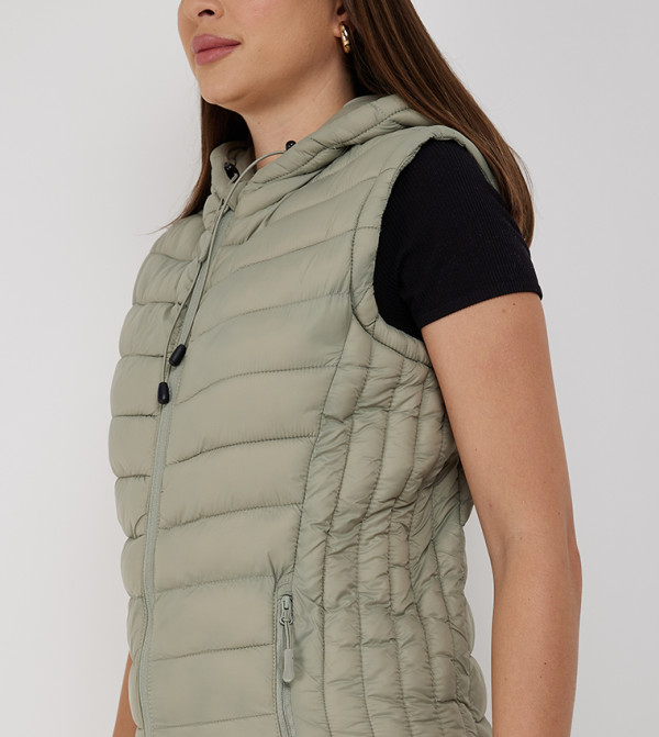 Aeropostale Aeropostale - Grey Puffer & Quilted Jackets
