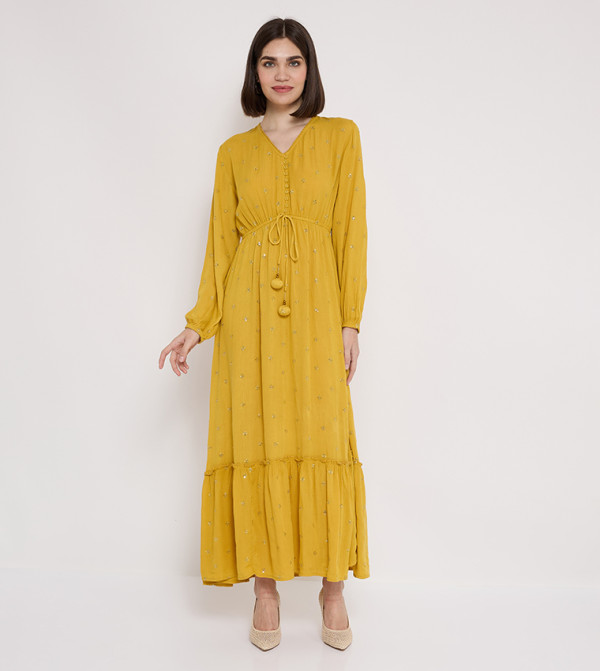 Aeropostale Aeropostale - Mustard Casual Dresses