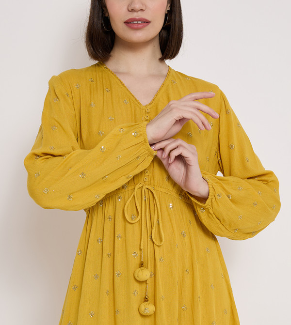 Aeropostale Aeropostale - Mustard Casual Dresses