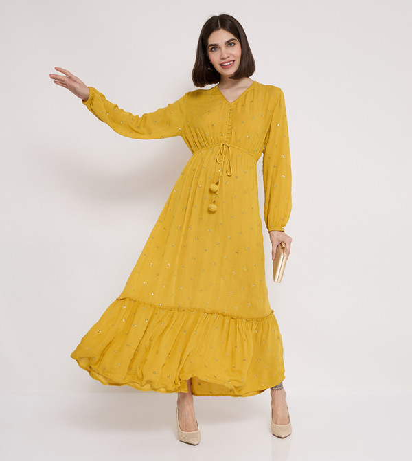 Aeropostale Aeropostale - Mustard Casual Dresses