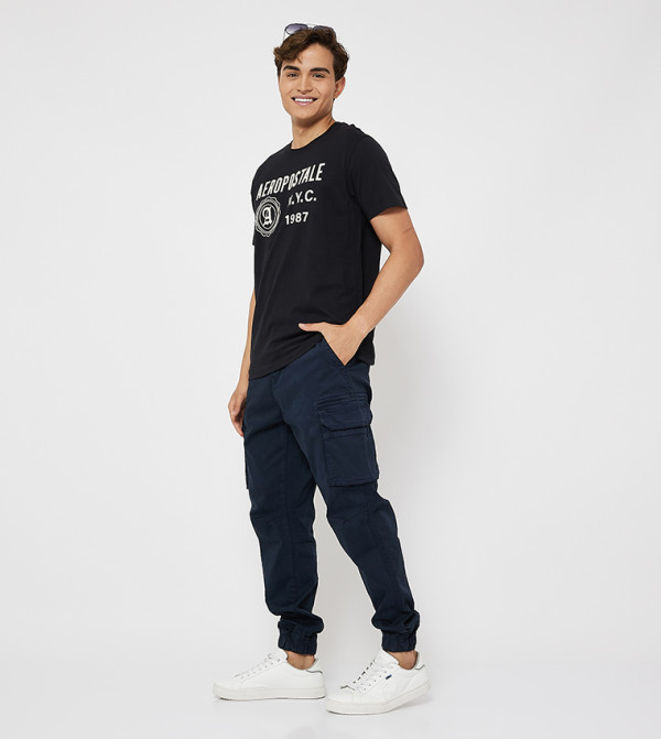 Aeropostale  Cargos - NAVY BLUE Cargos