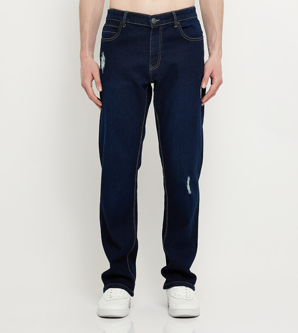 Aeropostale  Jeans - NAVY BLUE Slim Jeans