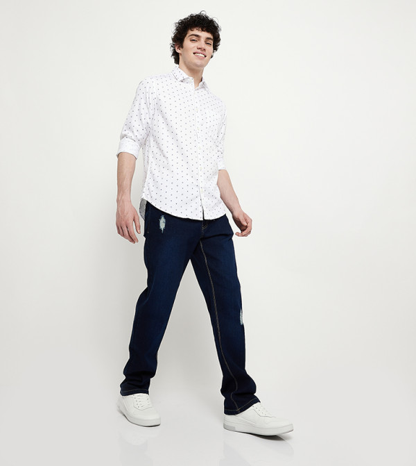 Aeropostale  Jeans - NAVY BLUE Slim Jeans