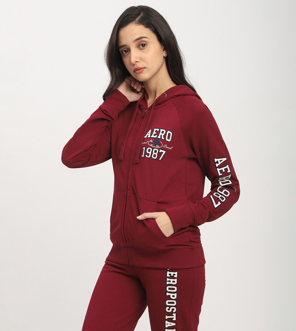Aeropostale Aeropostale - Burgundy Casual Jackets