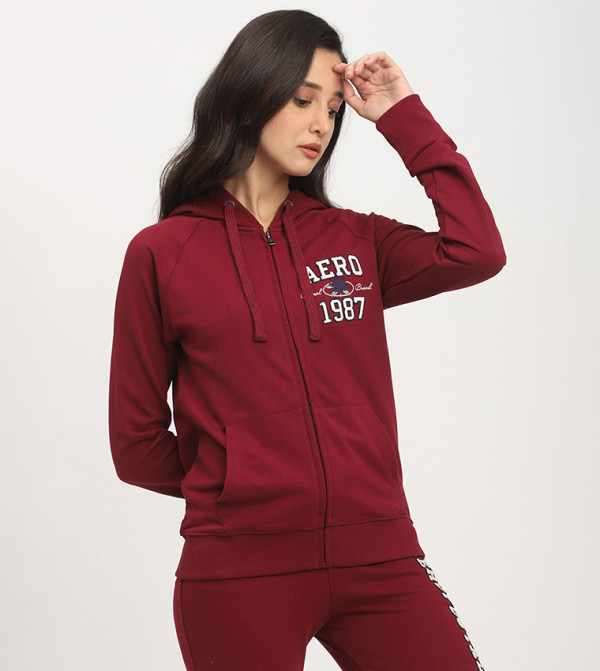 Aeropostale Aeropostale - Burgundy Casual Jackets