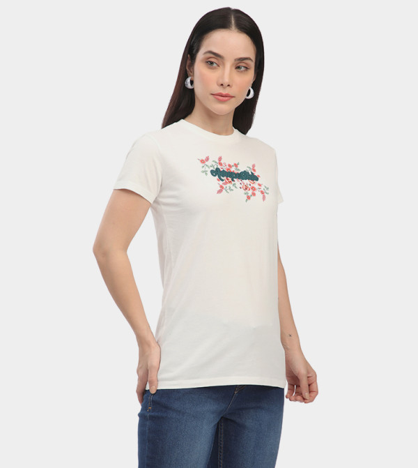 Aeropostale Clothing - White Short Sleeve T-Shirts