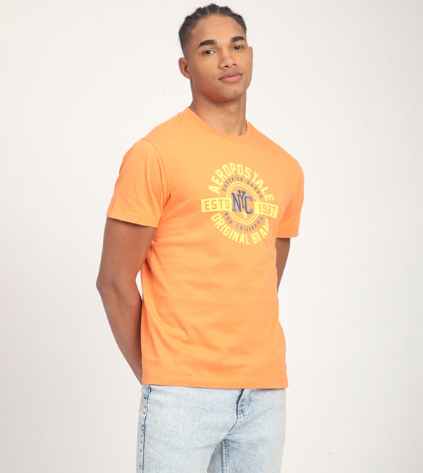  ايروبوستال  ايروبوستال - خوخي Round Neck T-Shirts