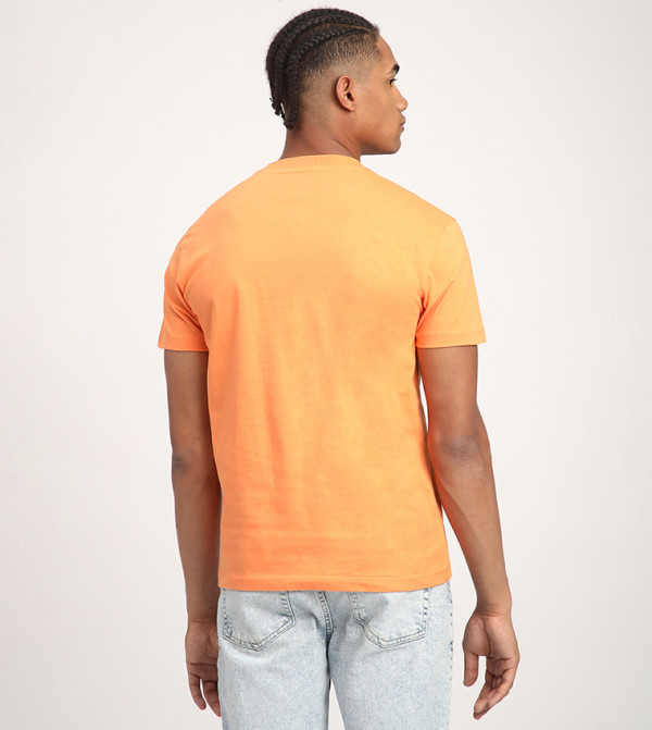 Aeropostale Aeropostale - Orange Round Neck T-Shirts