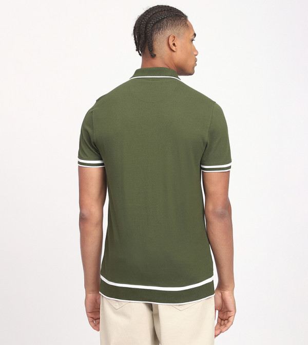 Aeropostale  Clothing - Green Polo T-shirts