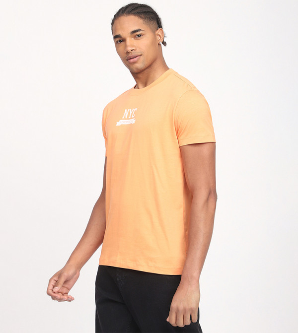 Aeropostale Aeropostale - Orange Casual T-Shirts