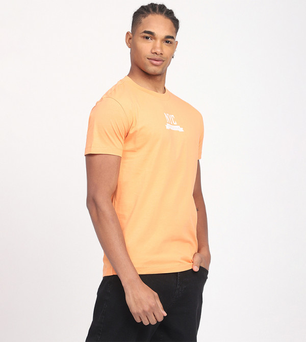 Aeropostale Aeropostale - Orange Casual T-Shirts