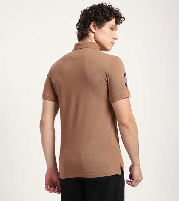 Aeropostale Aeropostale - Brown Polo T-shirts