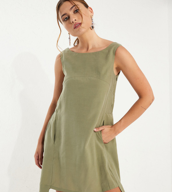ViaDelleRose ViaDelleRose - Olive Casual Dresses
