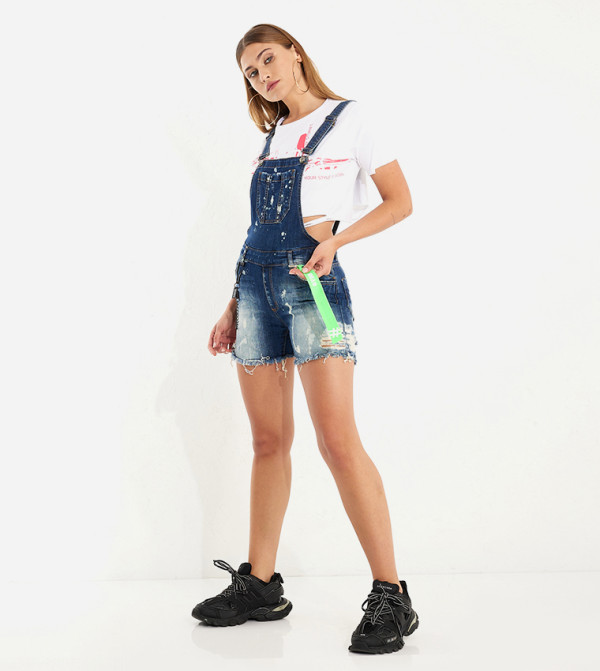 ViaDelleRose  Dungarees & Overalls - Indigo Dungarees