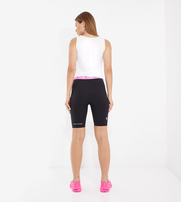 ViaDelleRose  Active Shorts - Black Active Shorts