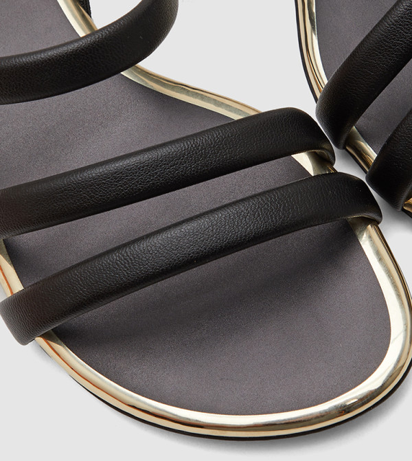 Beira Rio Beira Rio - Black Flat Sandals