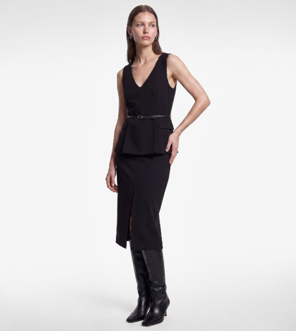 Koton  peplum-play - BLACK Shirts