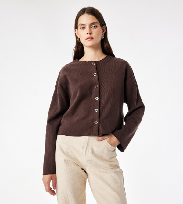 Koton  Cardigans - Brown Cardigans
