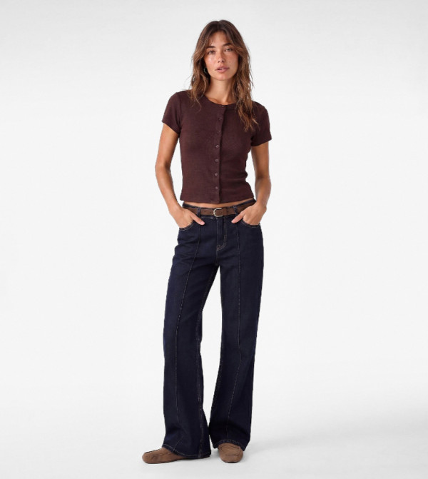 كوتون  كارديغانات  - بني  Sleeveless Tops