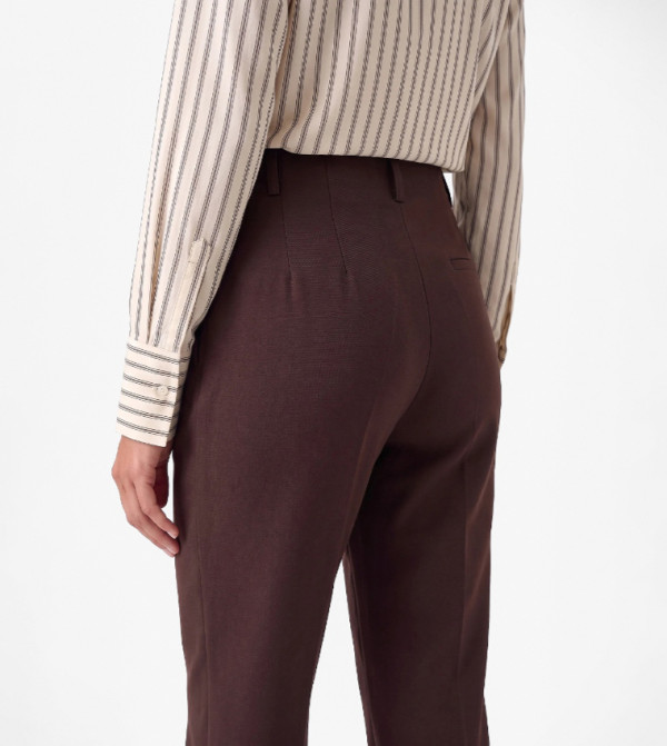 كوتون  بناطيل وليقنز - بني  Casual Tops
