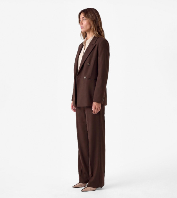 Koton  Formal Pants - Brown Casual Tops