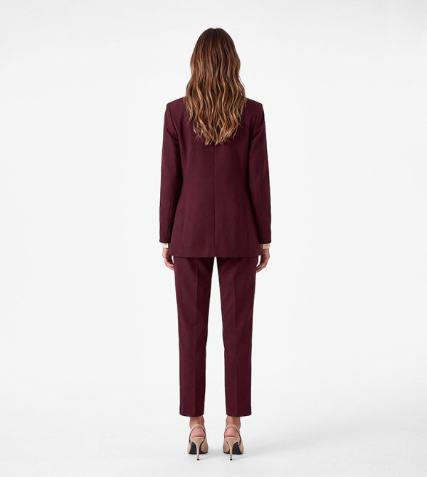 كوتون بناطيل رسمية - بورغندي Formal Pants