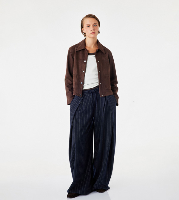 Koton  Palazzo - Navy Palazzos