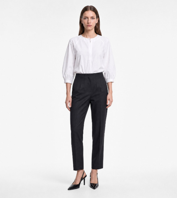 Koton  Formal Pants - Grey Casual Tops