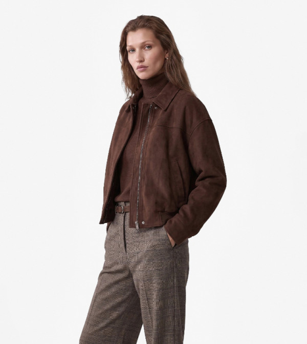 Koton micro-checks - Brown Casual Tops
