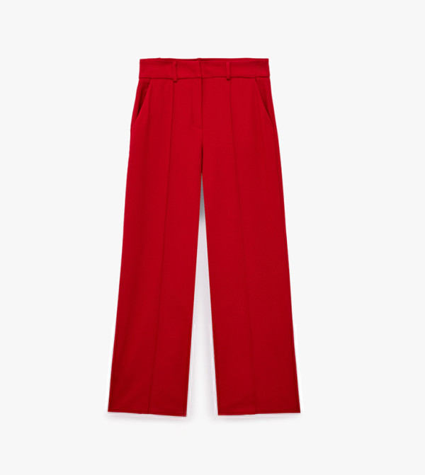 Koton Formal Pants - Red Formal Pants