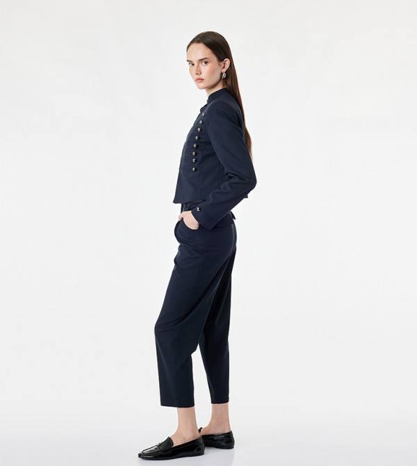 Koton Formal Pants - Navy Formal Pants