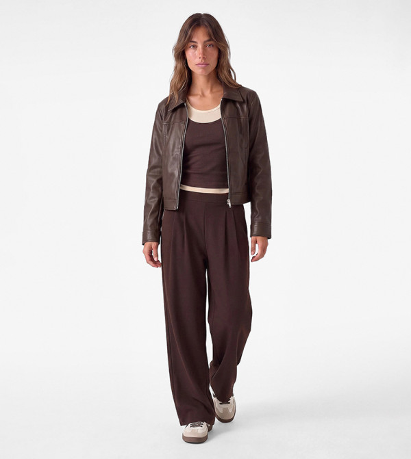 Koton  caution-hottest-deals-om - Brown Casual Pants