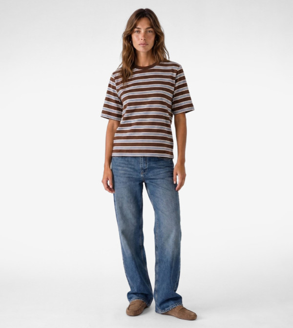 Koton  T-Shirts - Brown Mini Dresses