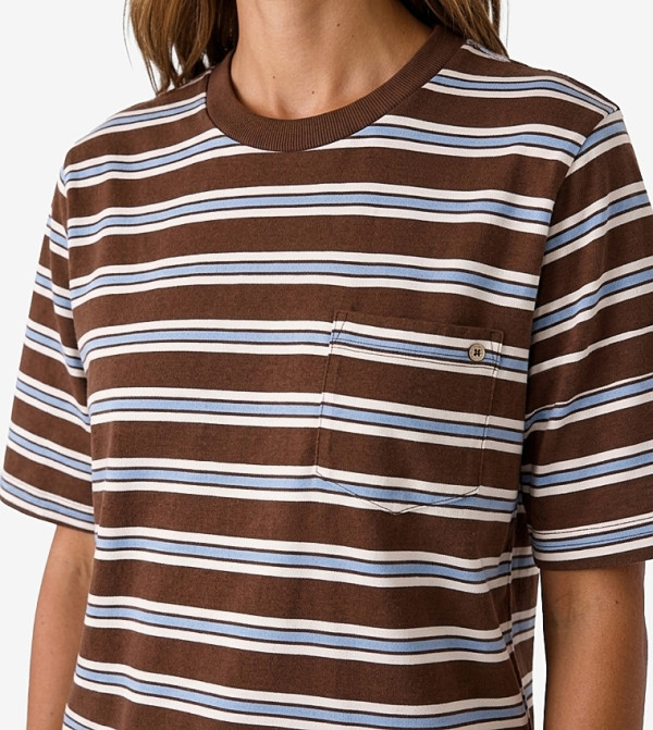 Koton  T-Shirts - Brown Mini Dresses