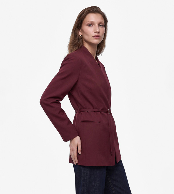 Koton  Blazers - Burgundy Blazers