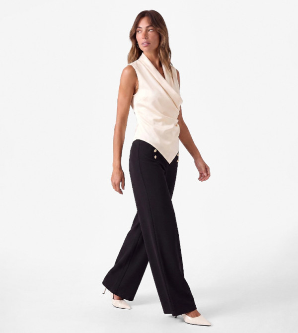 Koton Sleeveless Tops - Beige Sleeveless Tops
