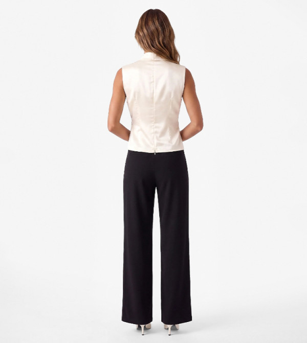 Koton Sleeveless Tops - Beige Sleeveless Tops