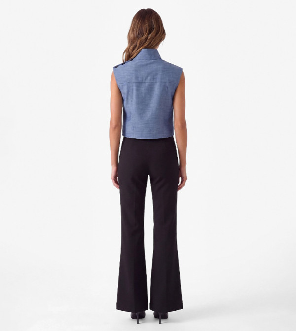 Koton Sleeveless Tops - Blue Sleeveless Tops
