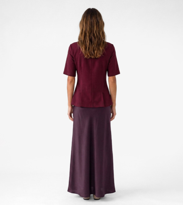Koton  Tops - Burgundy Polo T-shirts